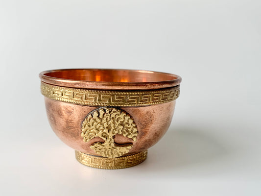 Tree of Life Decorative Copper  Bowl