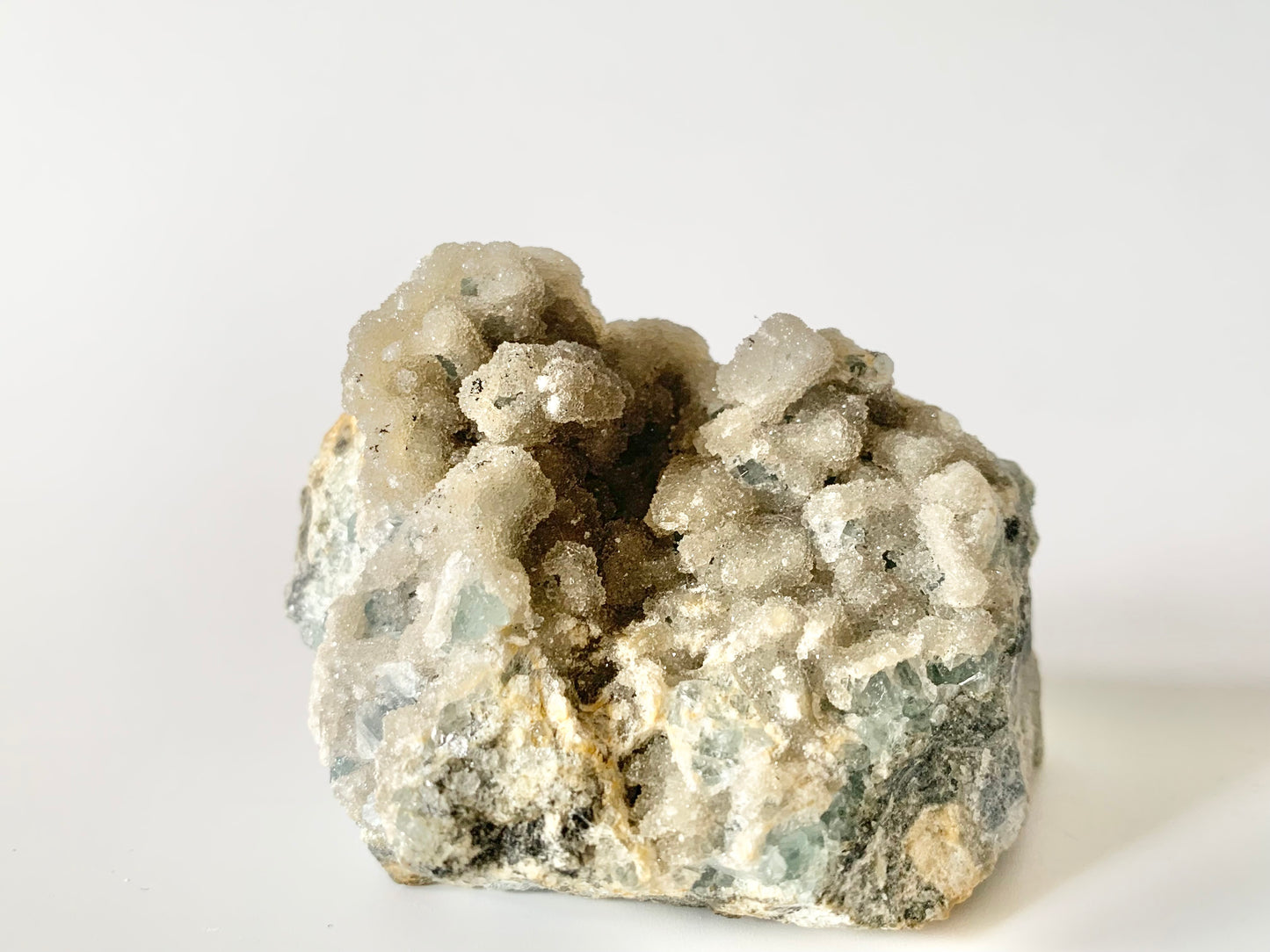 Blue fluorite, Raw