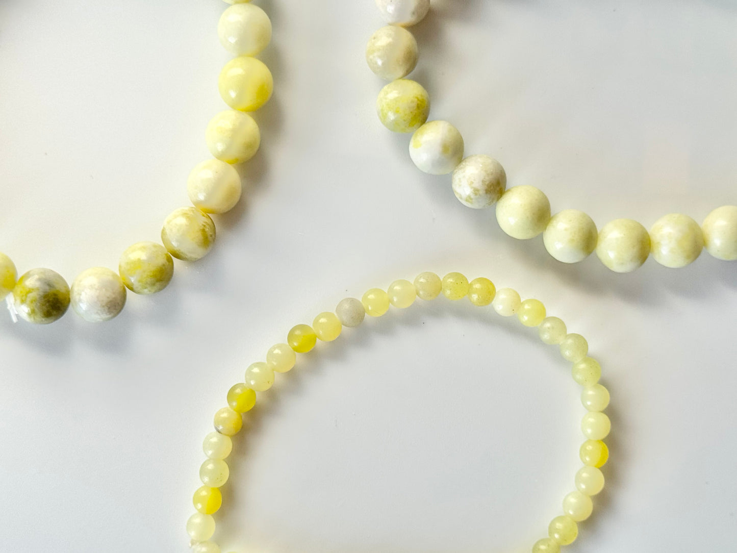 Lemon Jade Bead Bracelet
