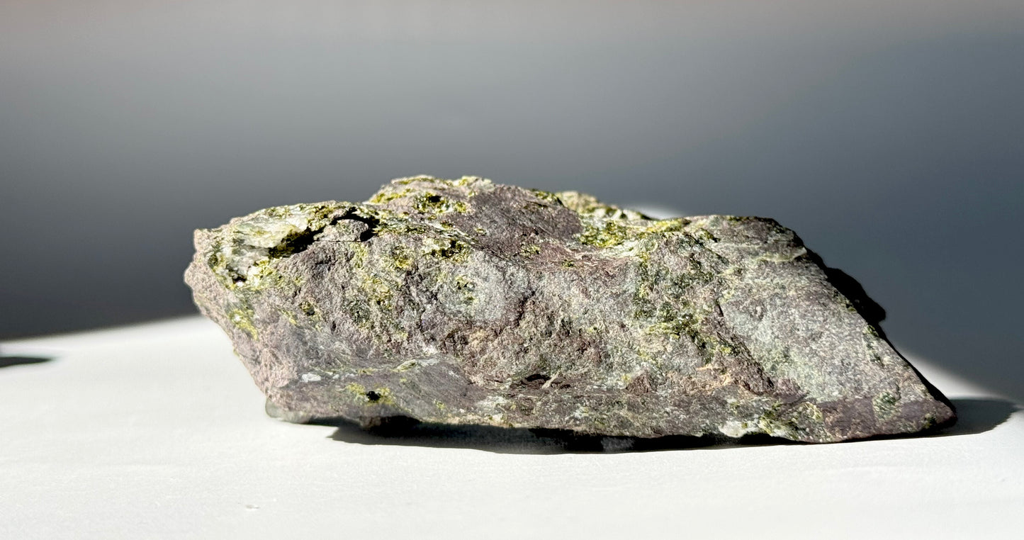 Green Epidote on basalt matrix