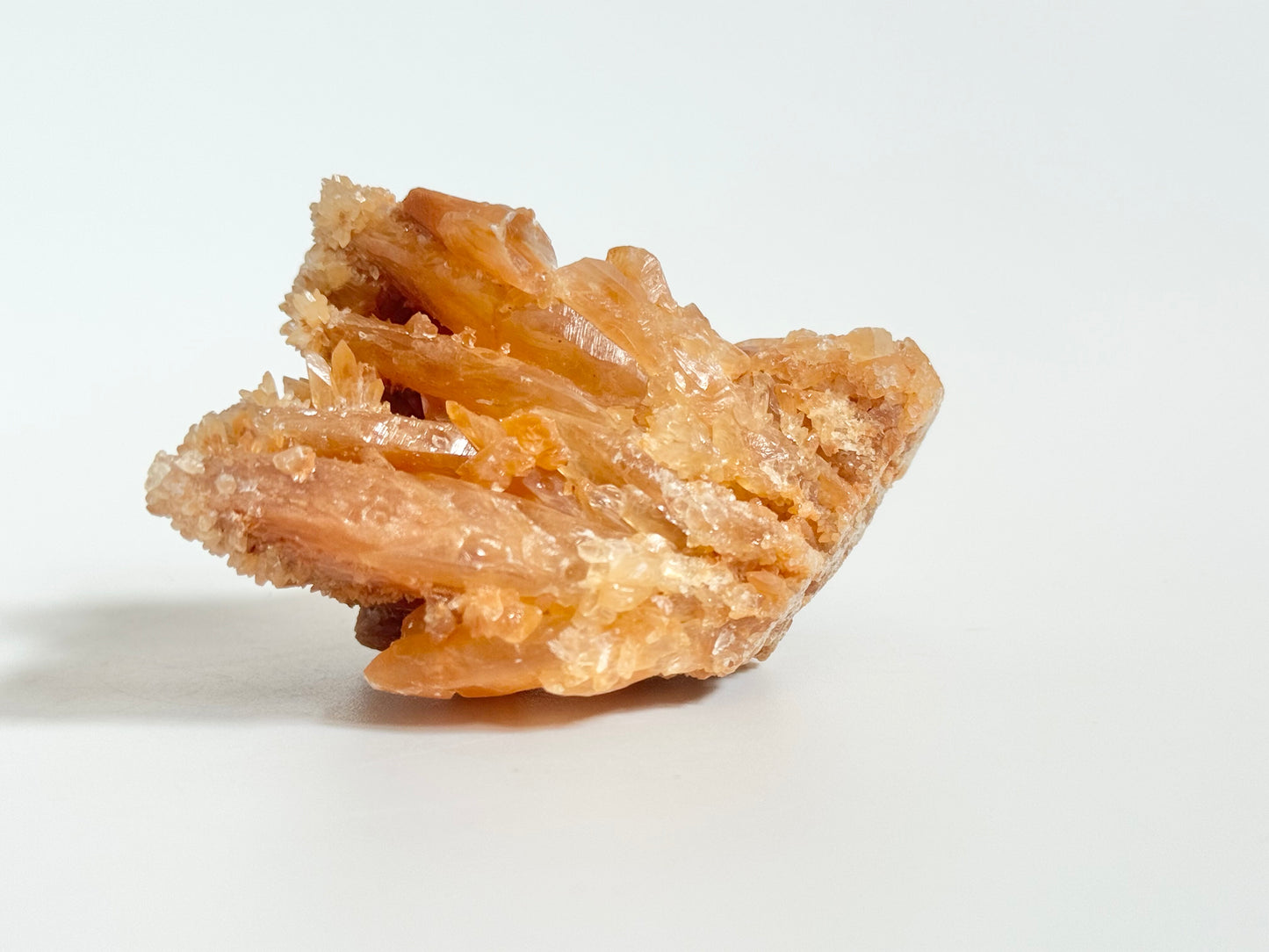 Dogtooth Calcite on Quartz