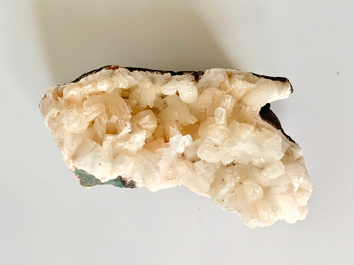 Peach Stilbite, raw