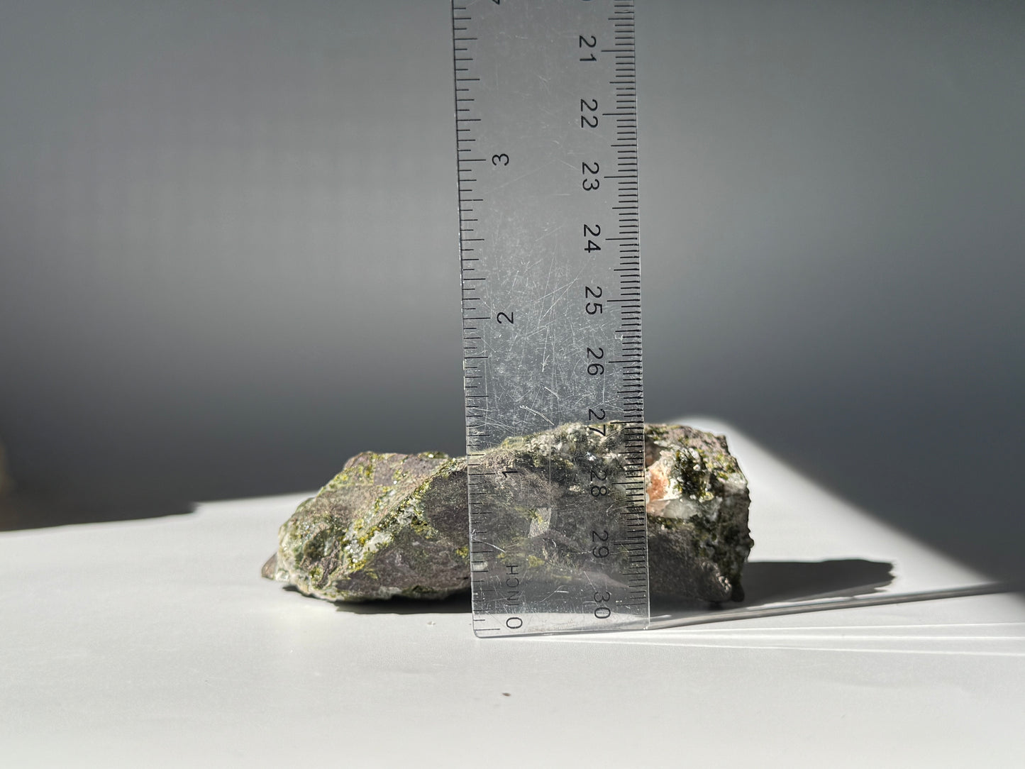 Green Epidote on basalt matrix