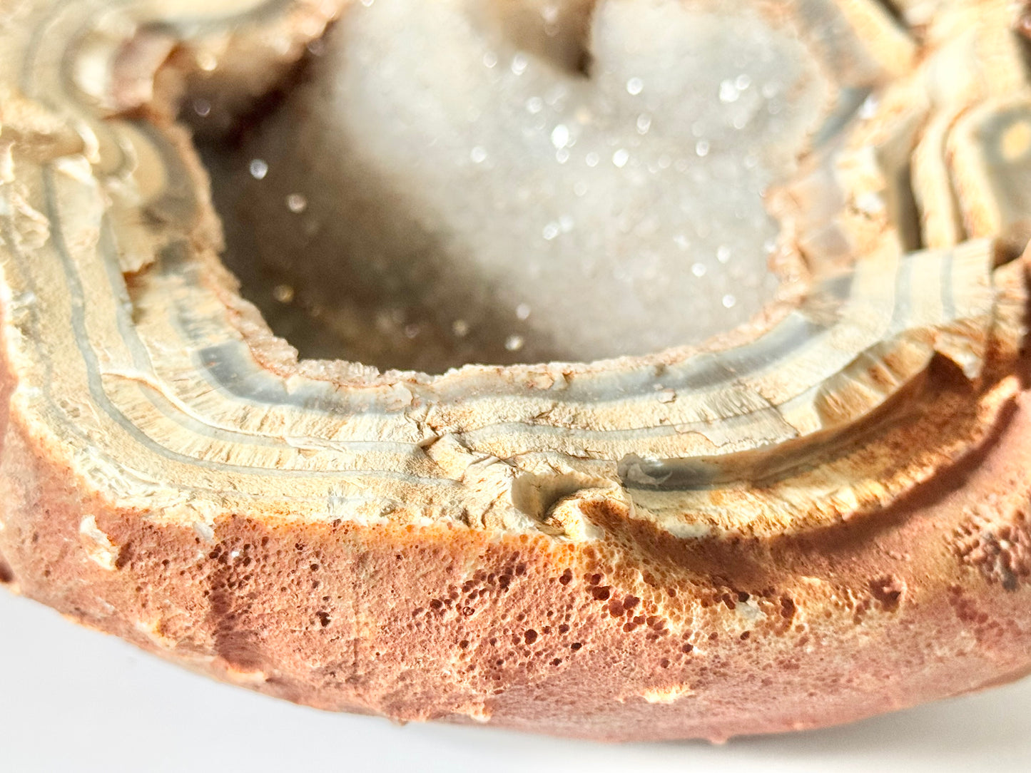 Raw Agate Geode Quartzite, Extra Large