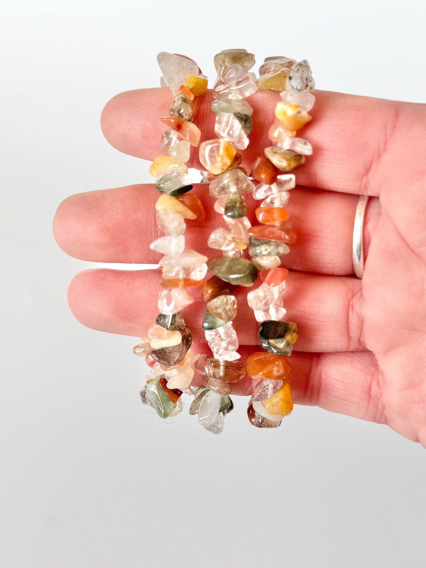 Garden Quartz Chip Bead Bracelet