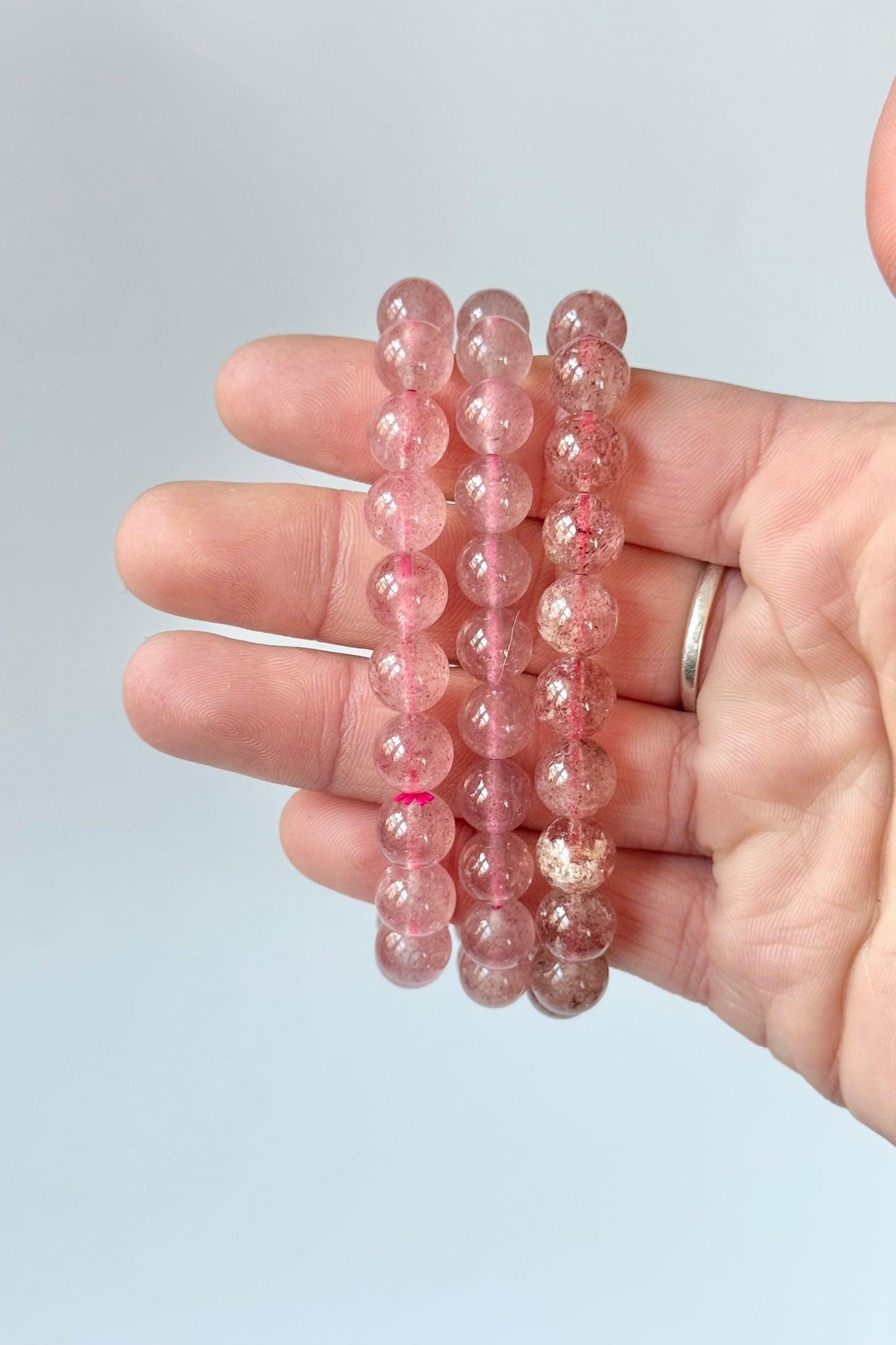 Strawberry Quartz Bracelet