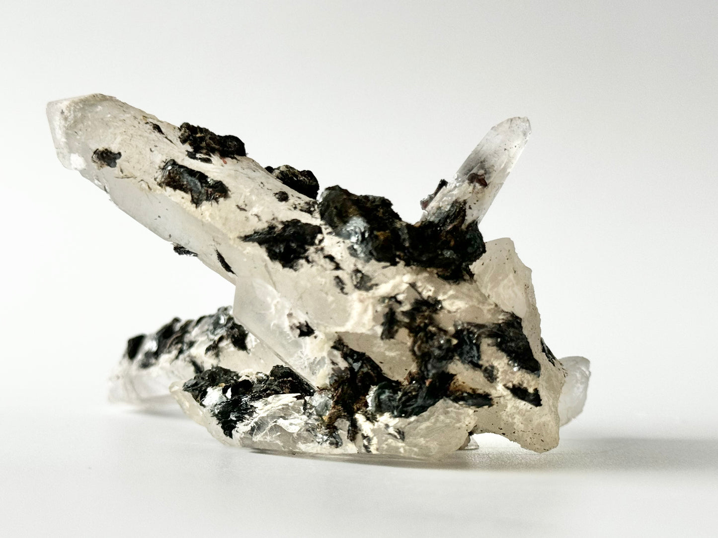 Specularite on Quartz (D)