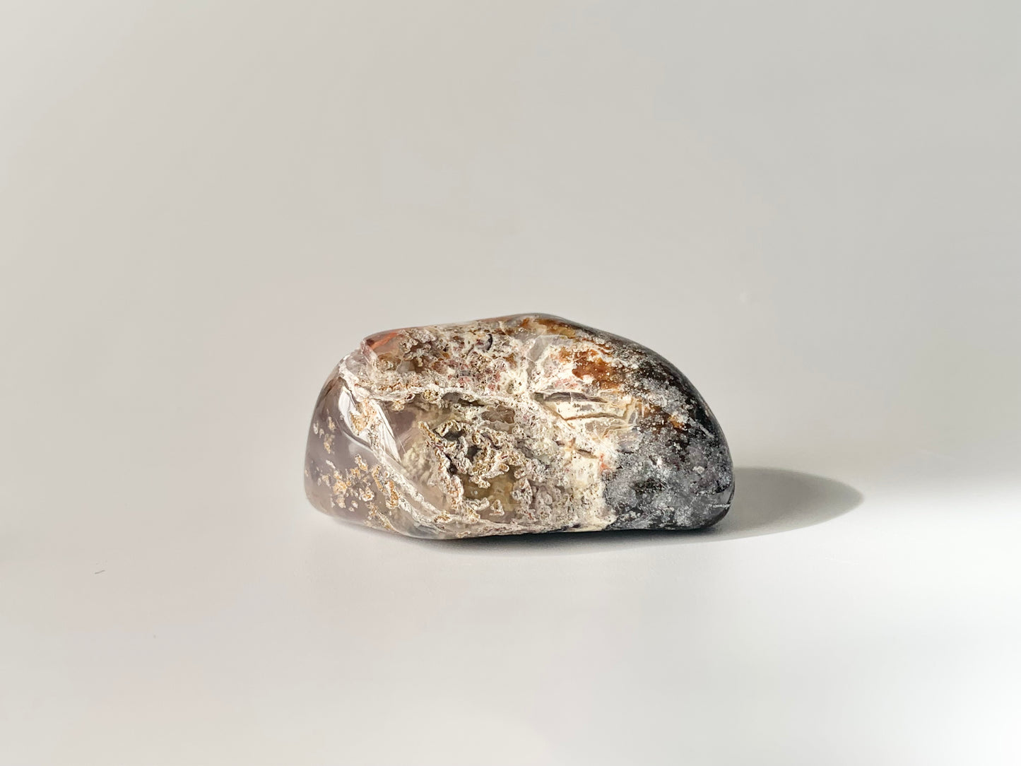 Crazy Lace Agate, tumble
