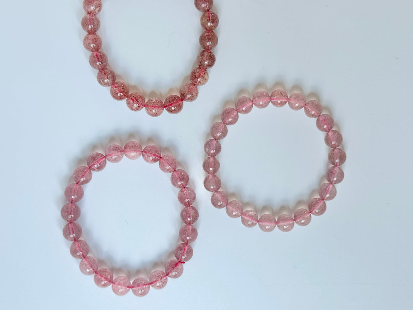 Strawberry Quartz Bracelet