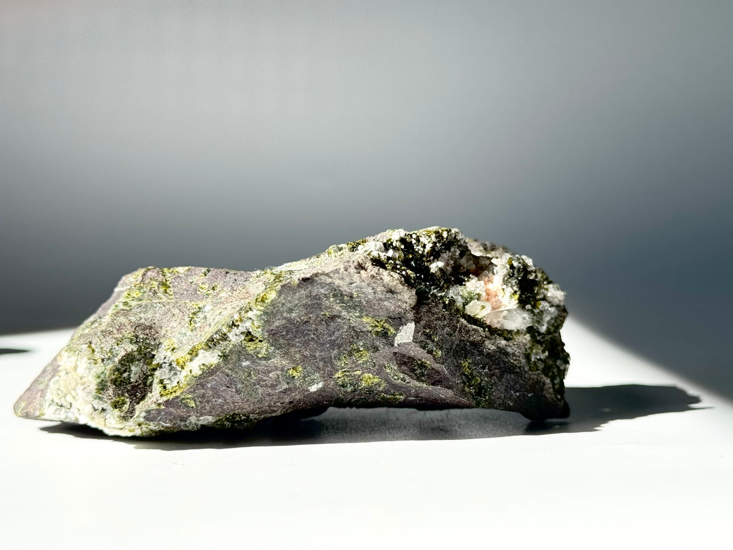 Green Epidote on basalt matrix