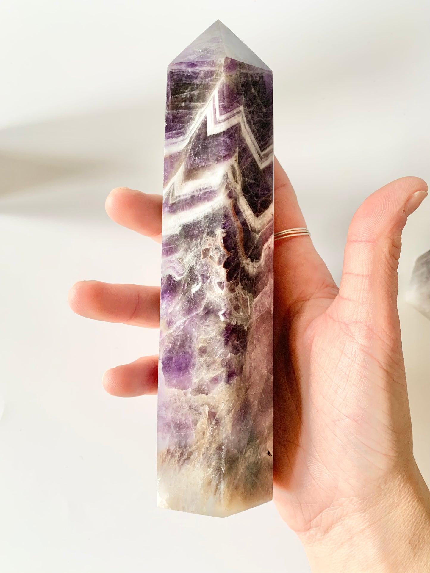 Chevron Amethyst Tower, Large