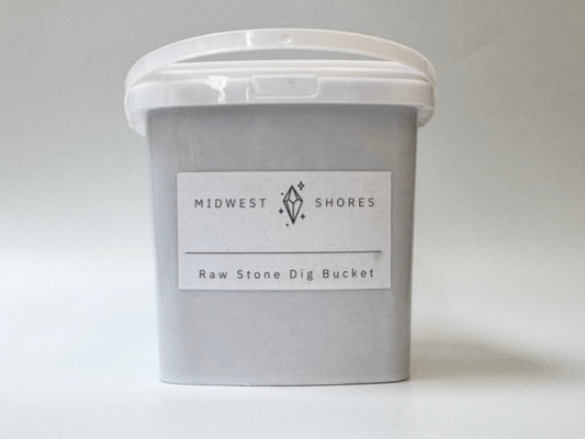 Raw Stone Dig Bucket