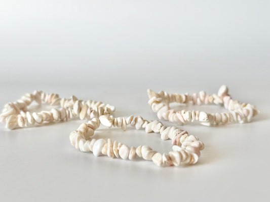 Abalone Shell Chip Bead Bracelet
