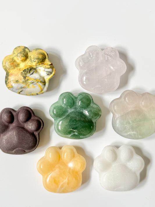 Paw Print Carving