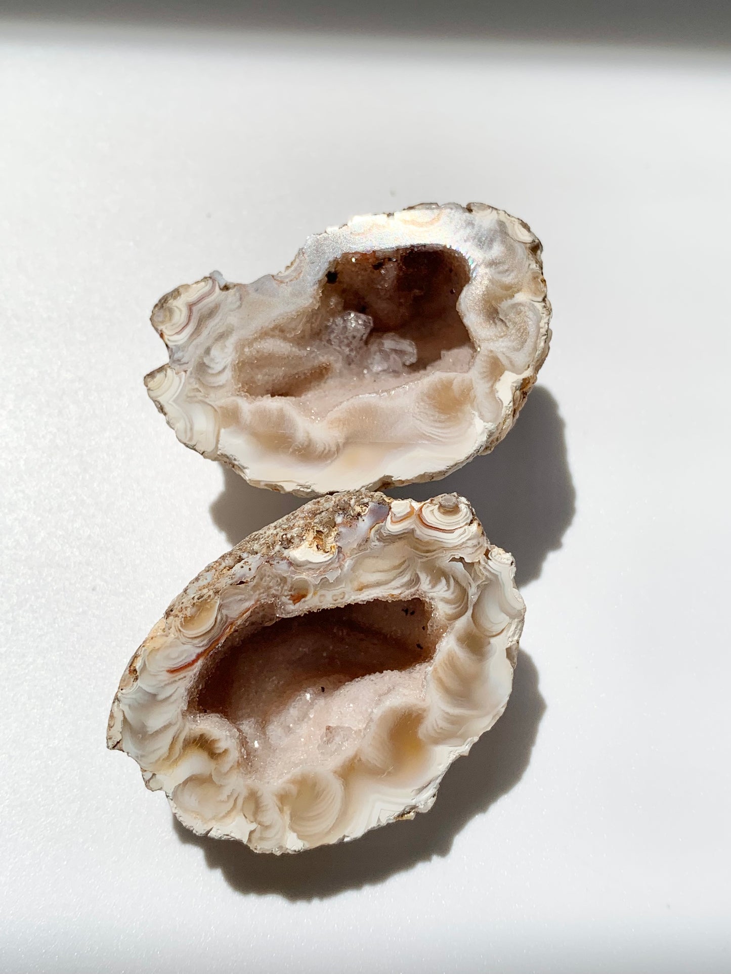 Oco Agate geode Polished Pairs, Assorted