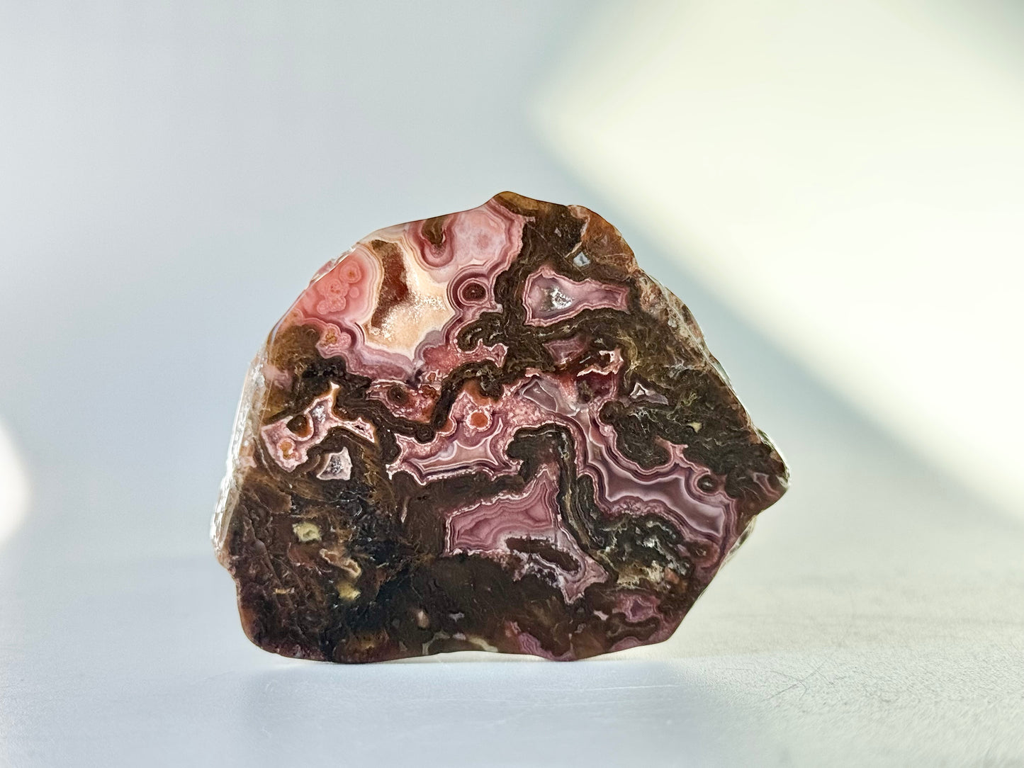 Pink Agate Slab, Small