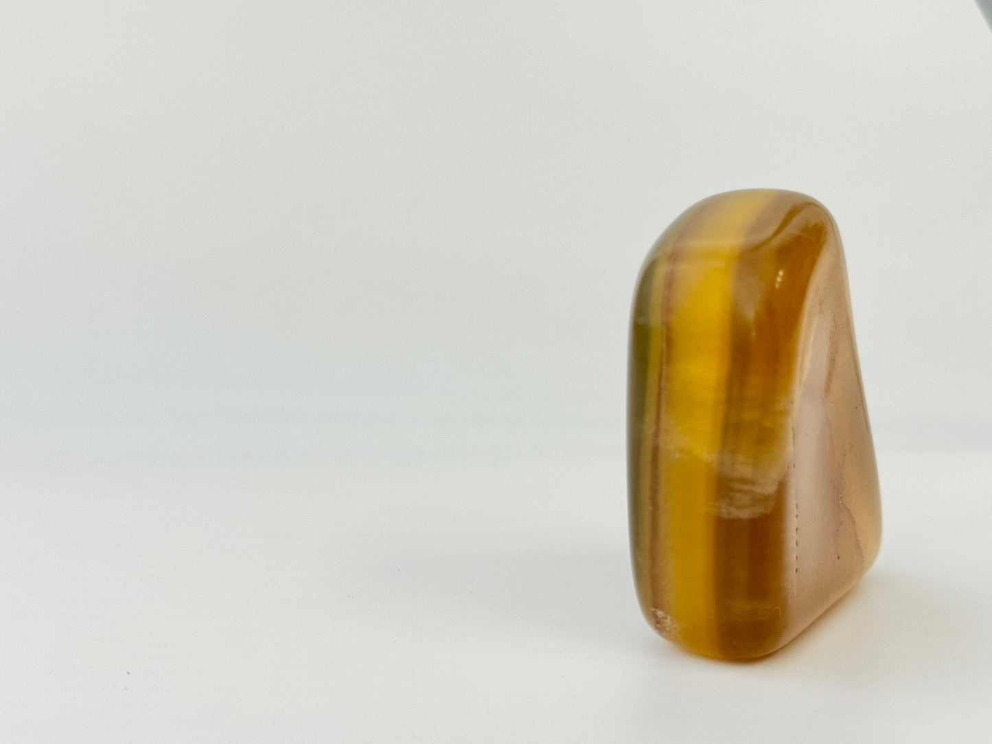 Rainbow Fluorite, Polished Freeform