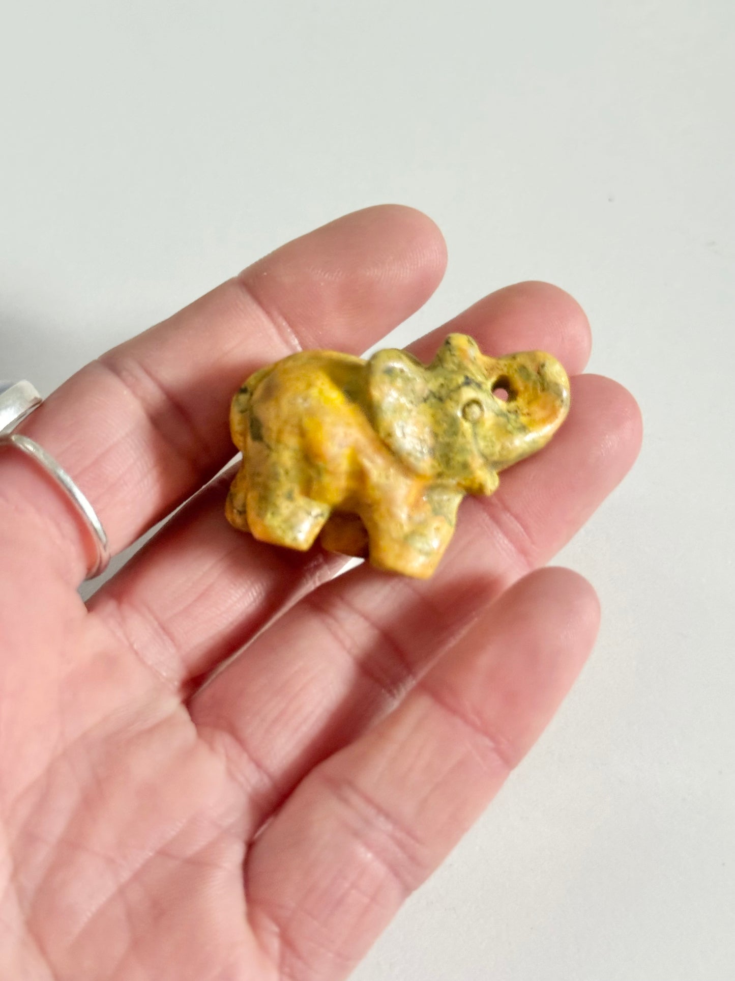 Elephant Carving, Medium