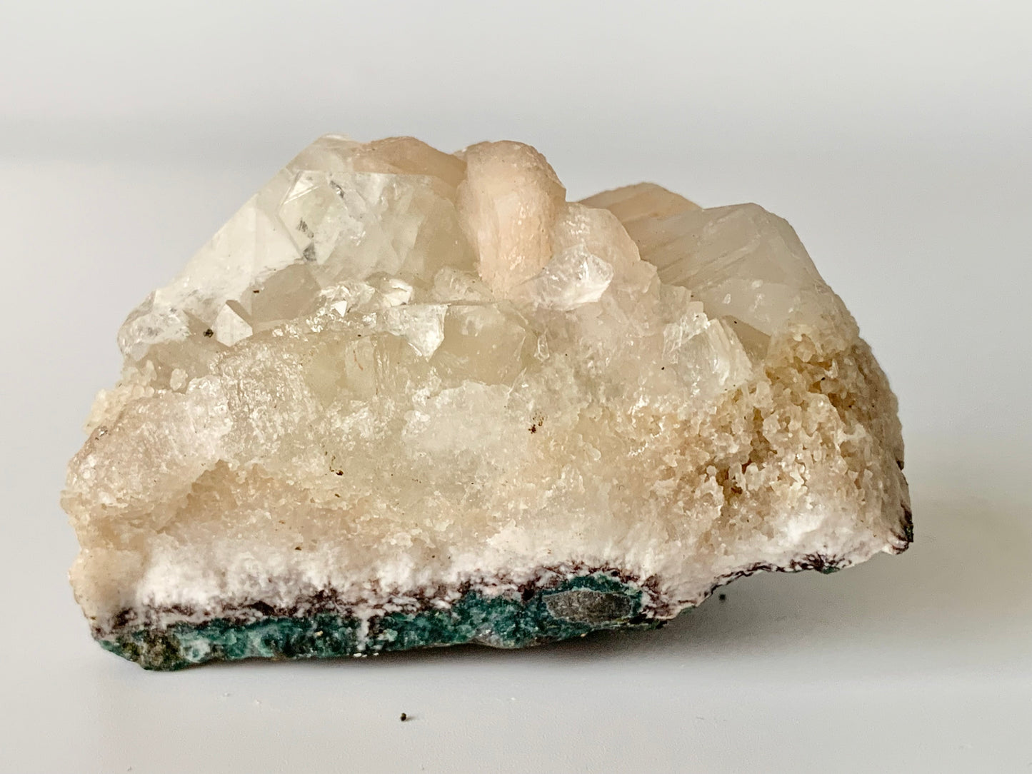 Peach Stilbite, raw