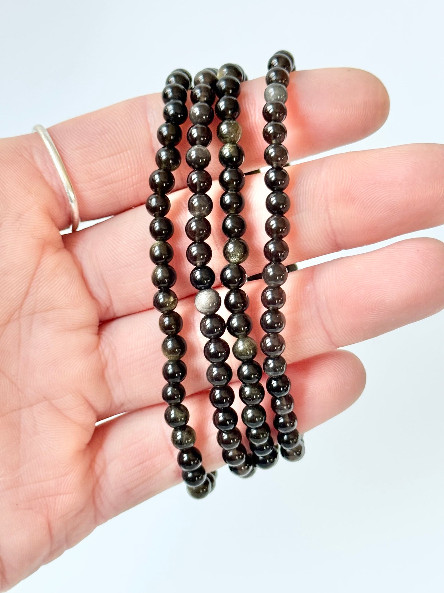 Sheen Obsidian Bracelet