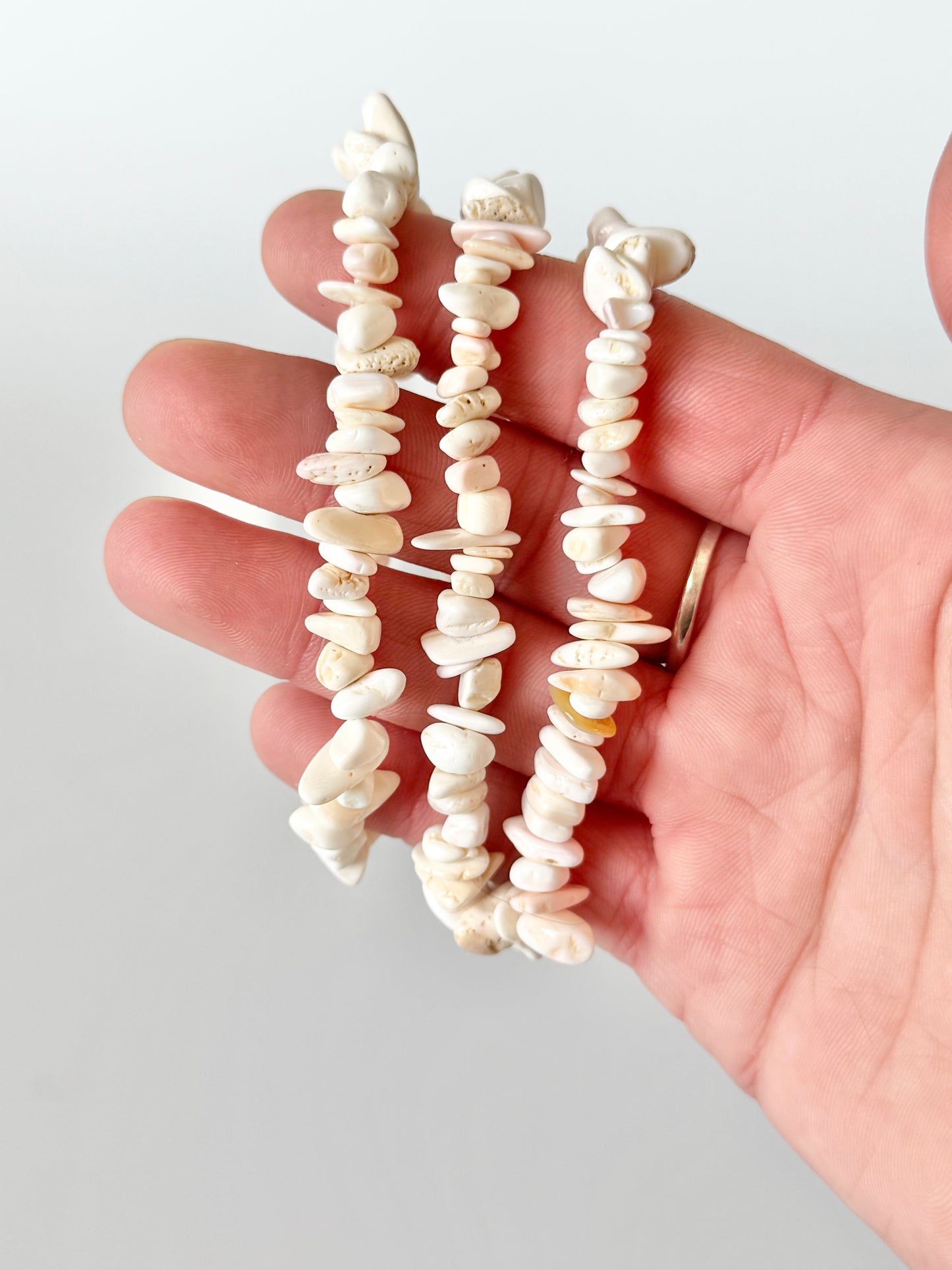 Abalone Shell Chip Bead Bracelet