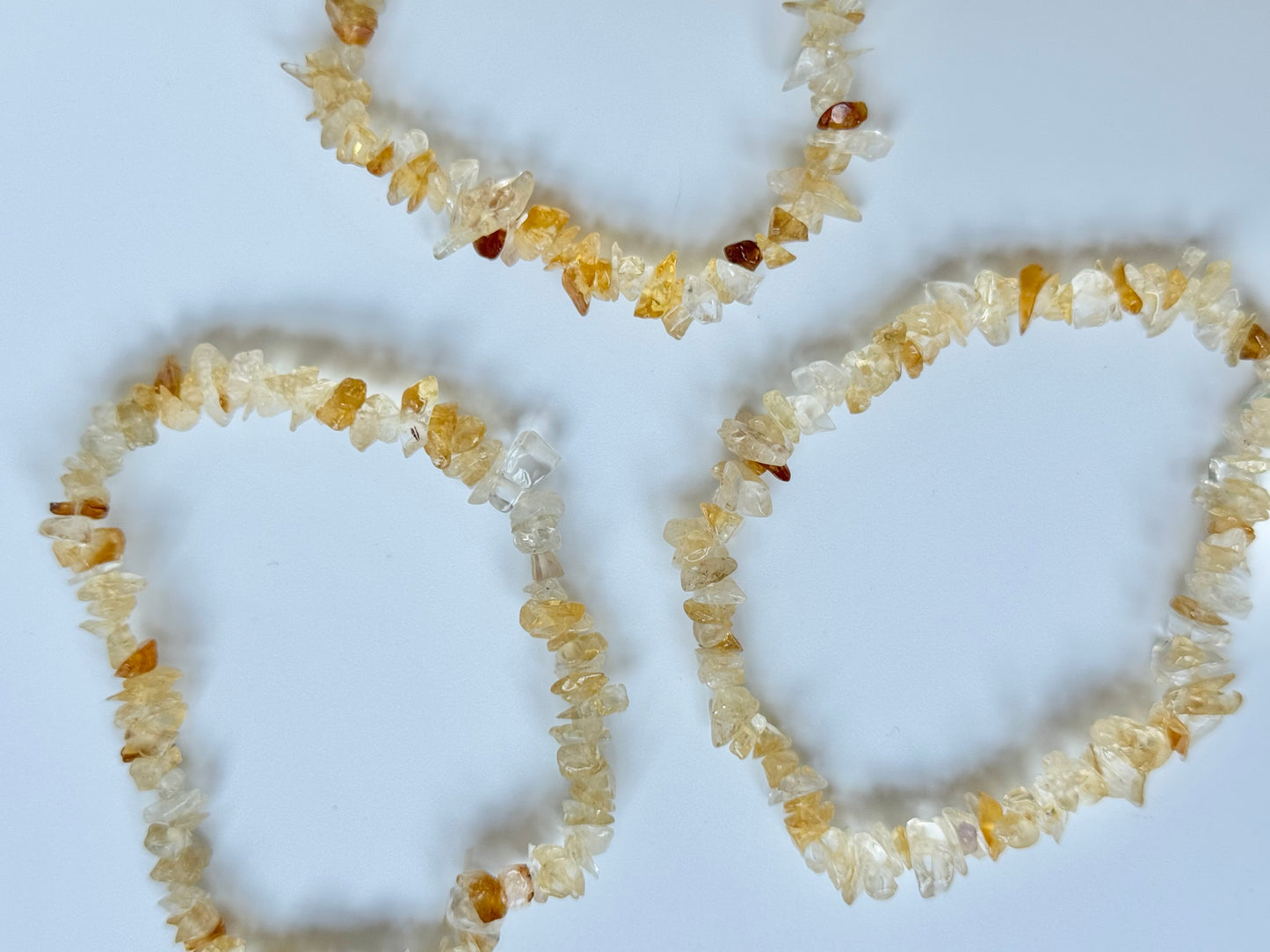 Citrine Chip Bead Bracelet