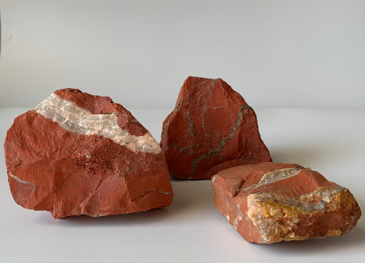 Red Jasper, Raw, Medium