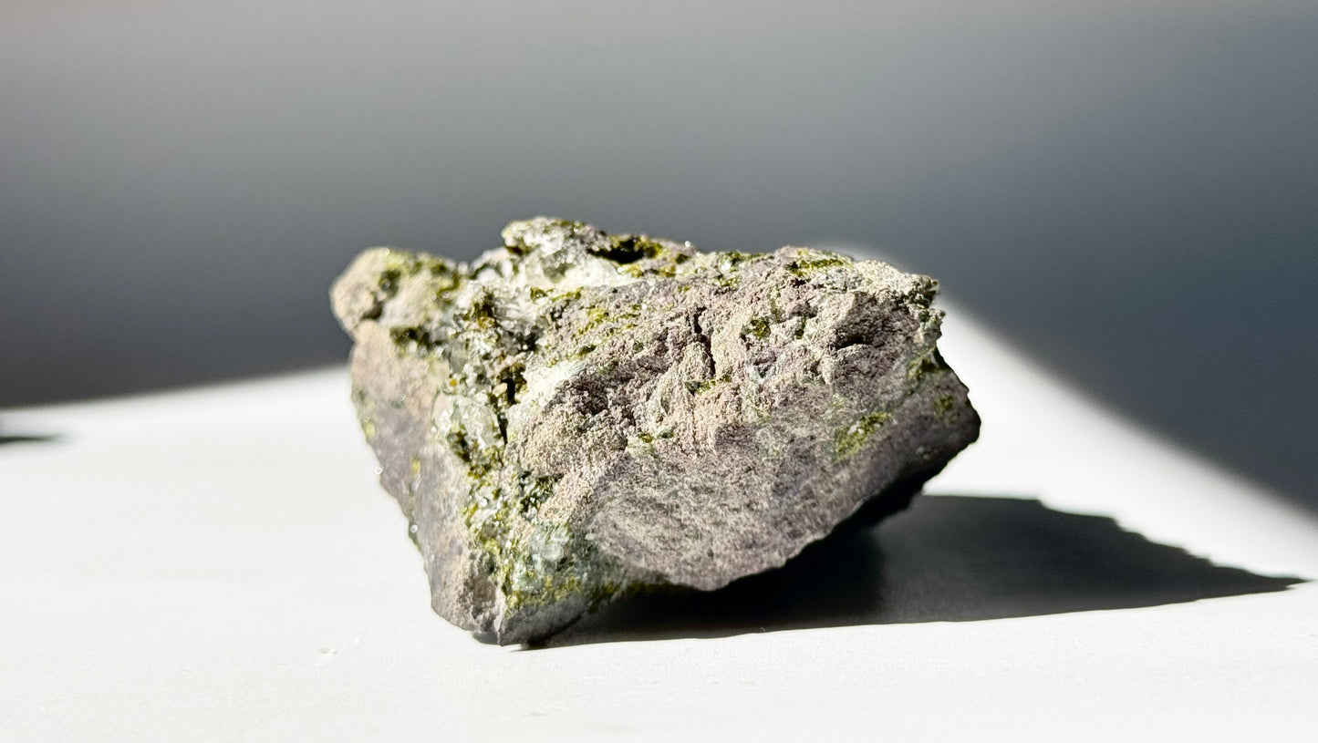 Green Epidote on basalt matrix