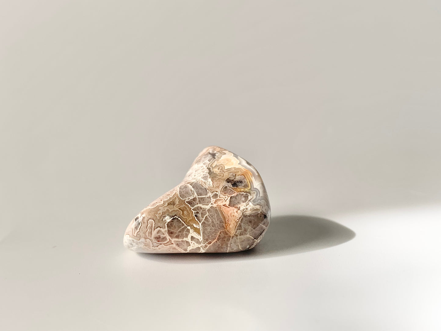 Crazy Lace Agate, tumble