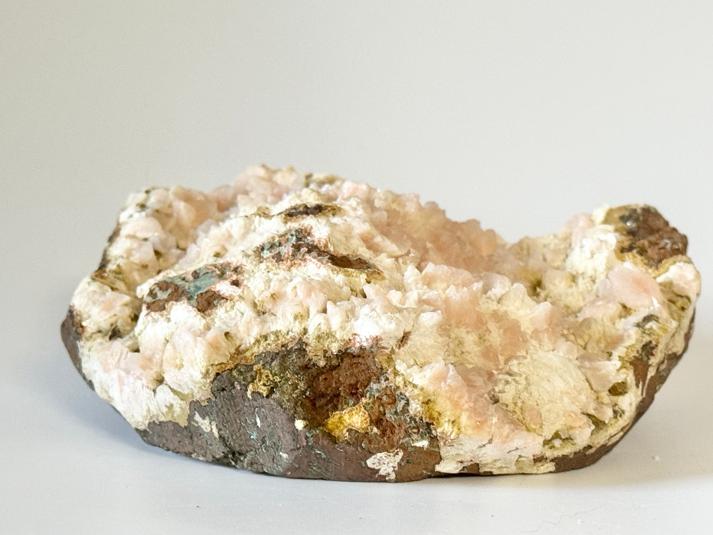 Peach Stilbite Crystal Cluster