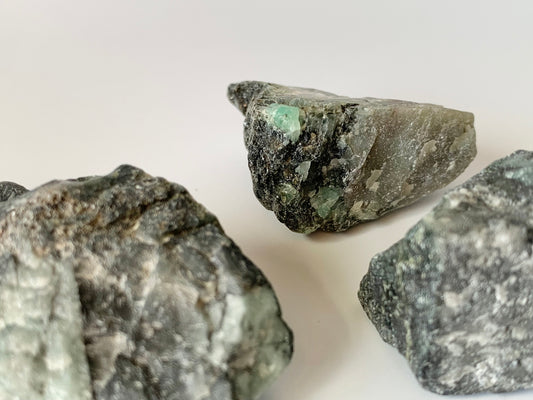 Raw Emerald in Matrix