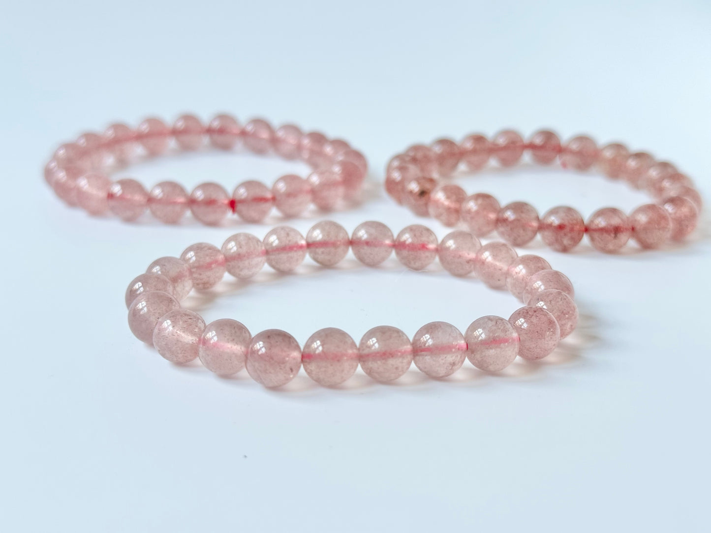 Strawberry Quartz Bracelet