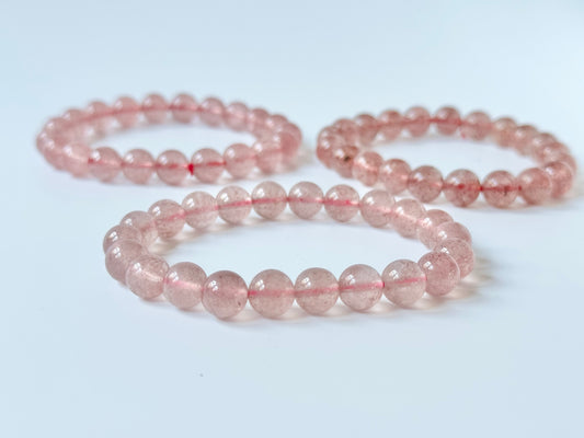 Strawberry Quartz Bracelet