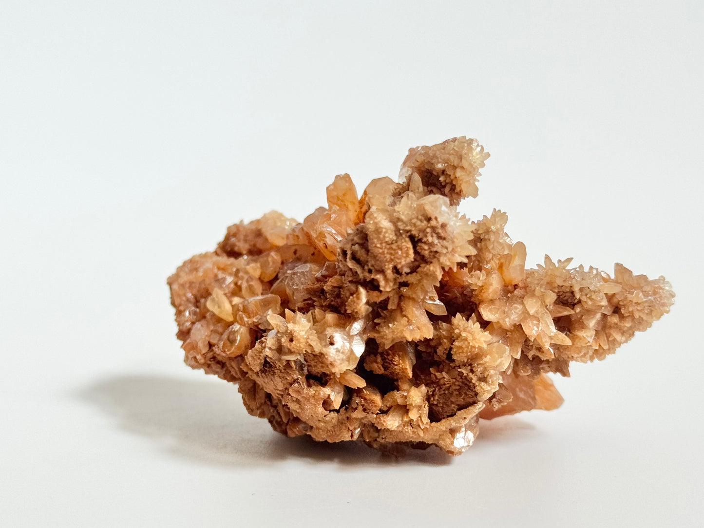 Dogtooth Calcite on Quartz