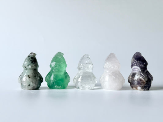 Mini Penguins with Hats Carving