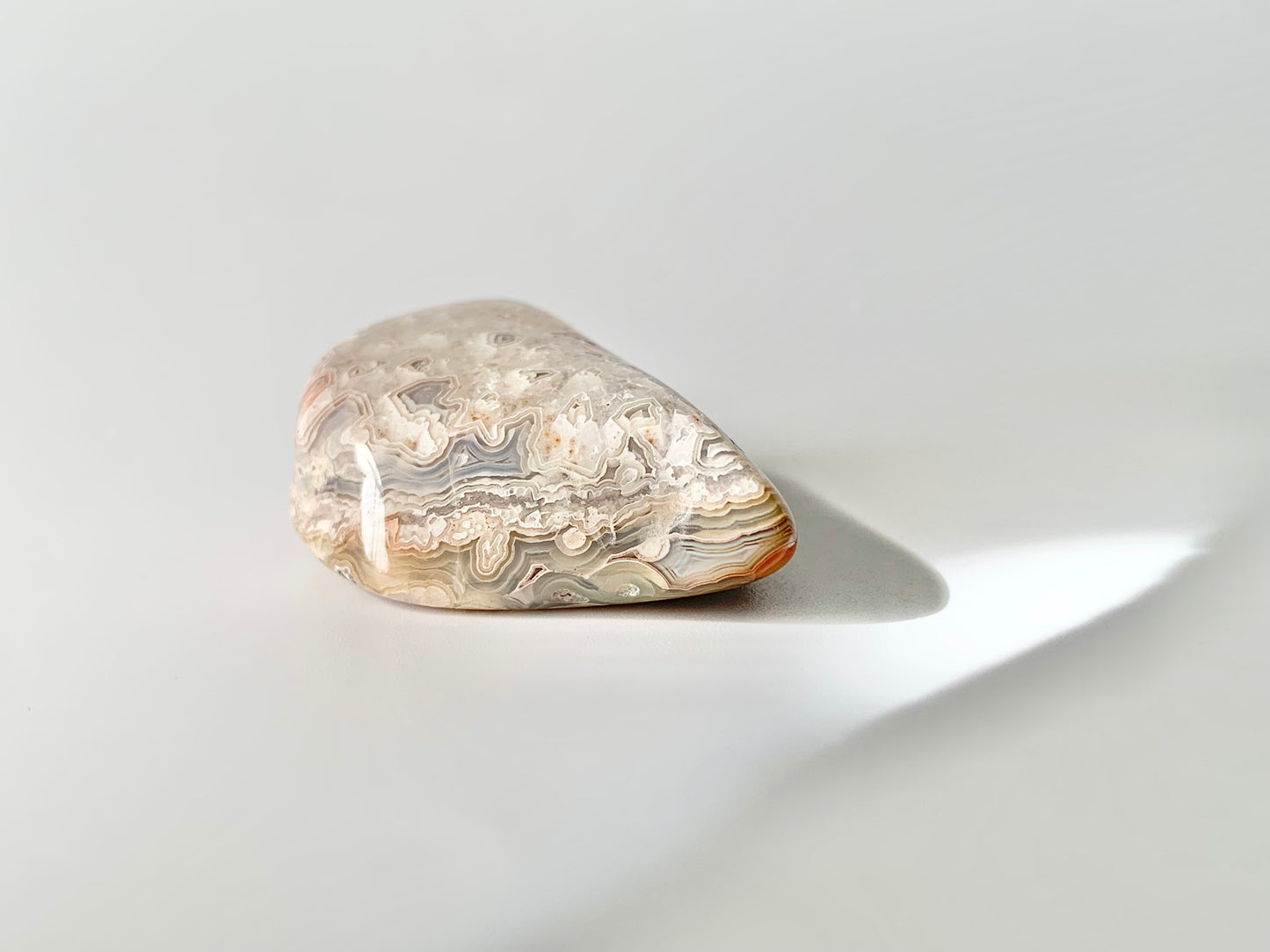 Crazy Lace Agate, tumble