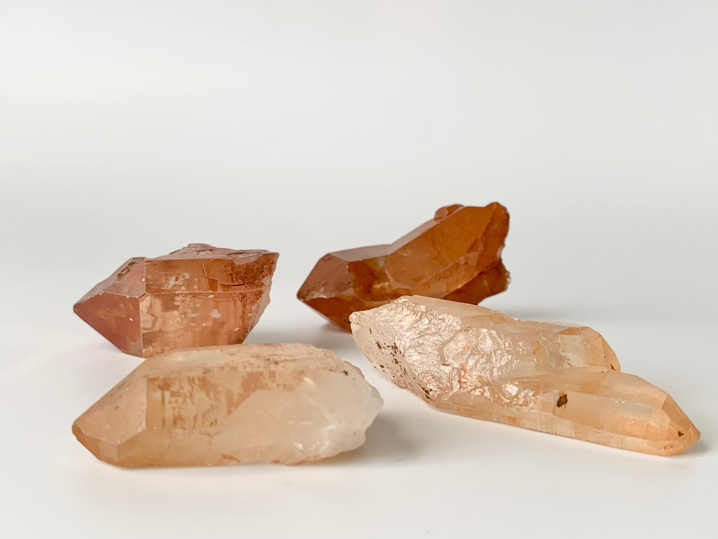 Tangerine Quartz pieces