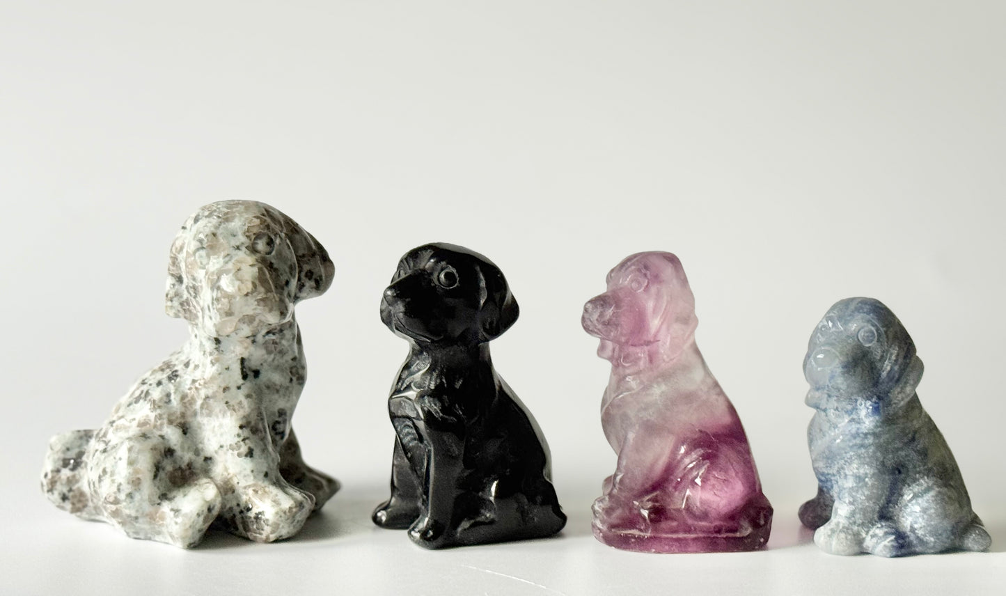 Sitting Dog Carving