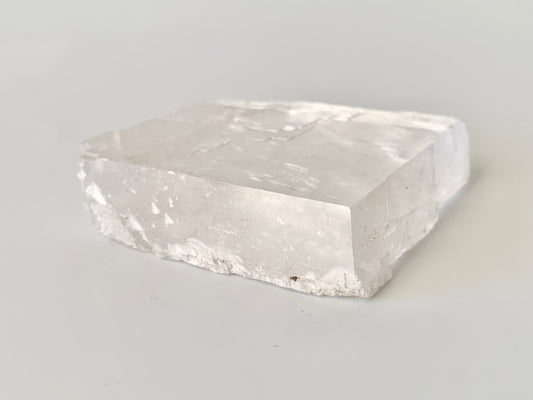 Clear Cubic Calcite, Raw