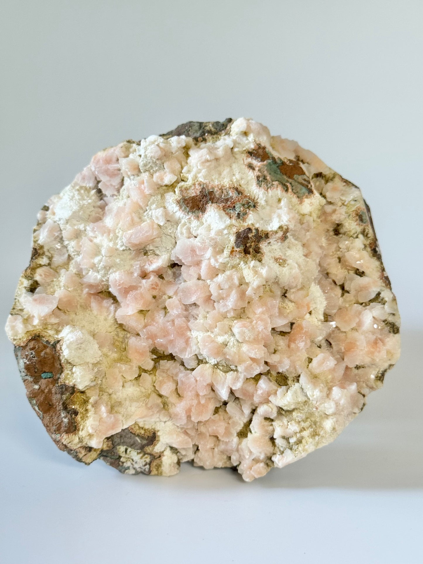 Peach Stilbite Crystal Cluster