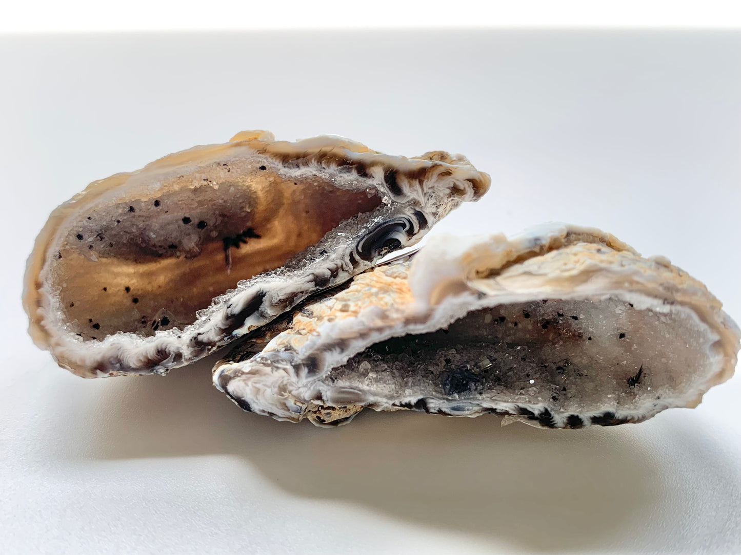Oco Agate geode Polished Pairs, Assorted