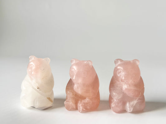 Sitting Bear Mini Carving
