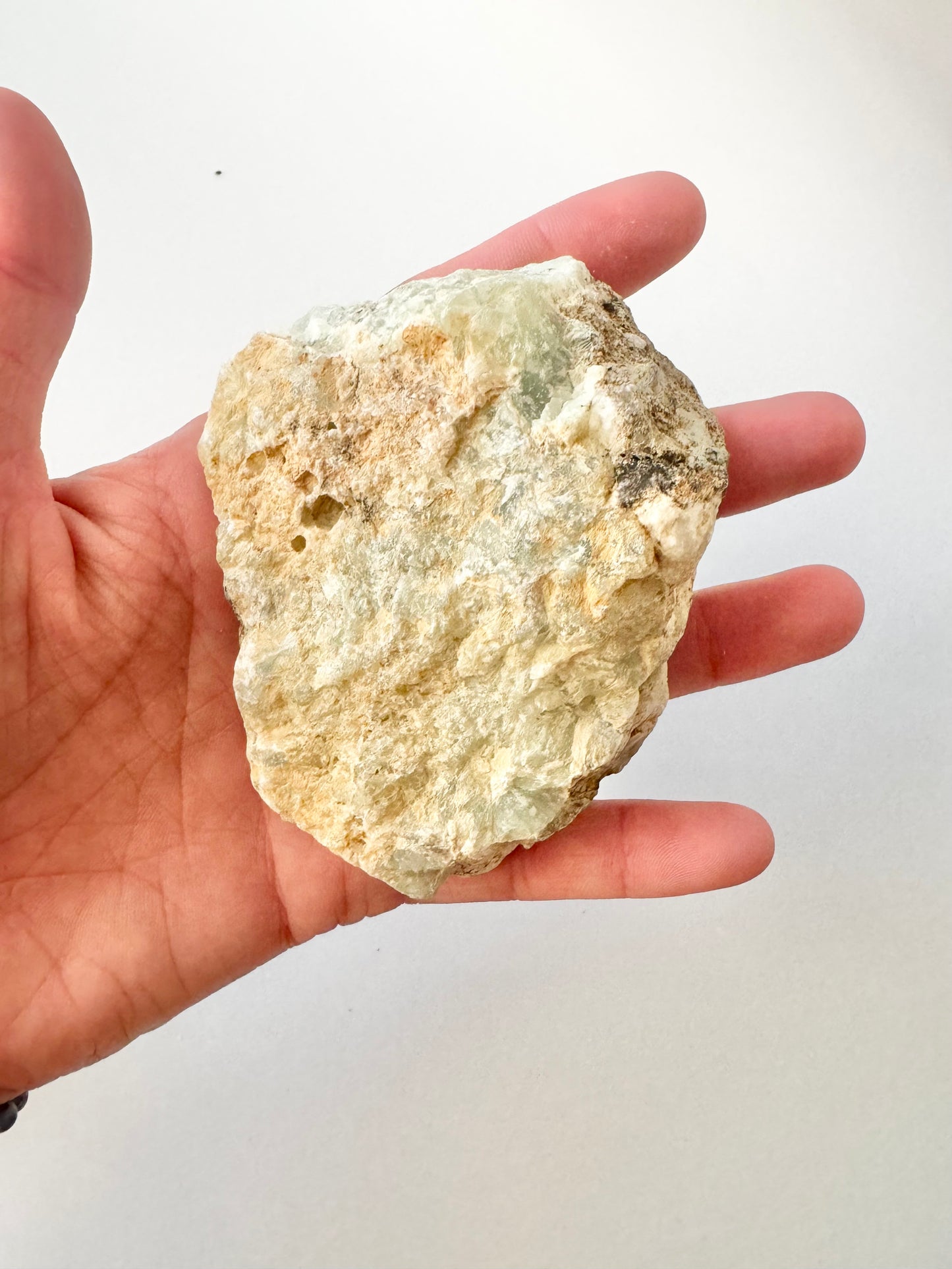 Prehnite, Raw