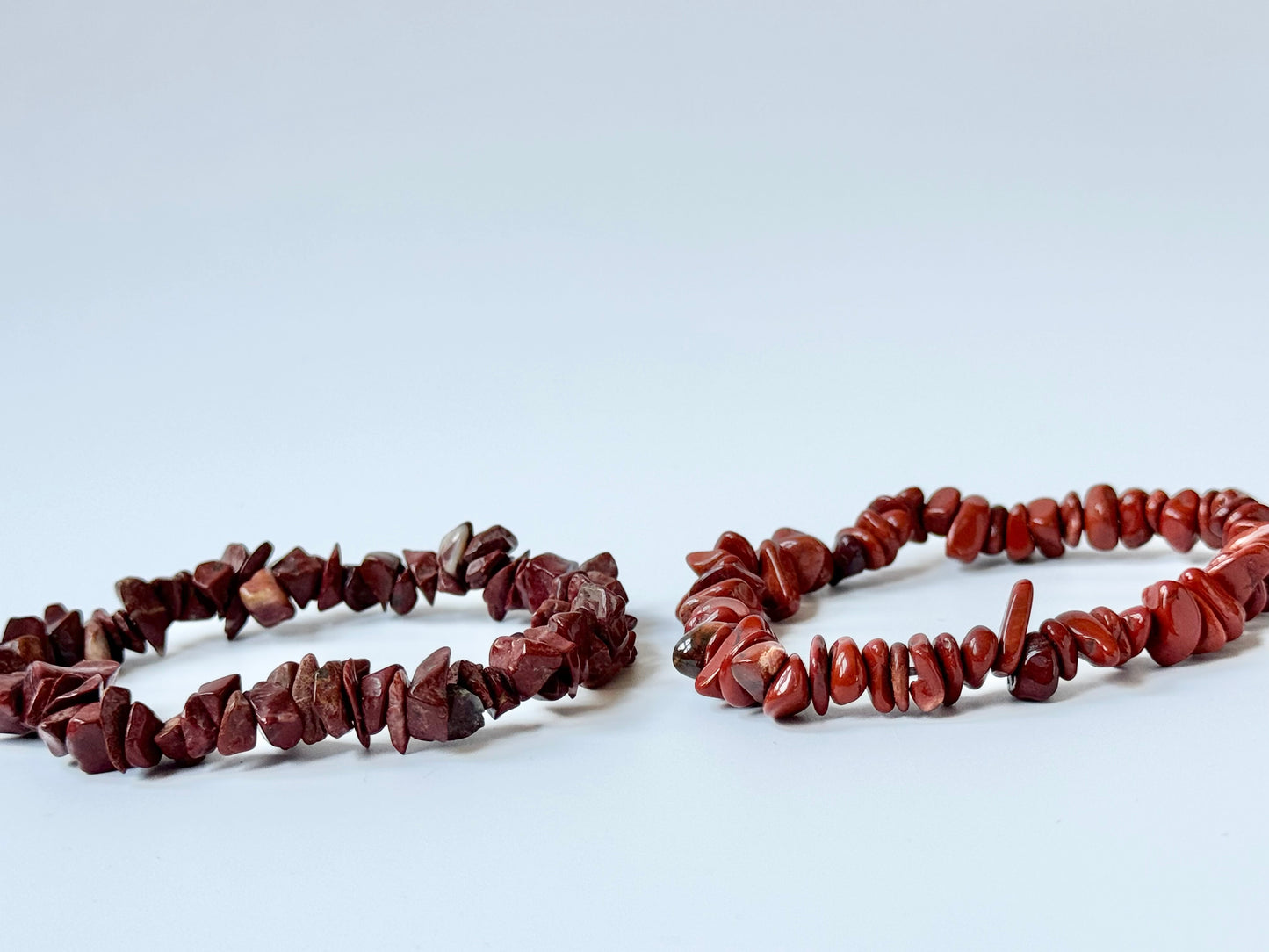 Red Jasper Chip Bead Bracelet