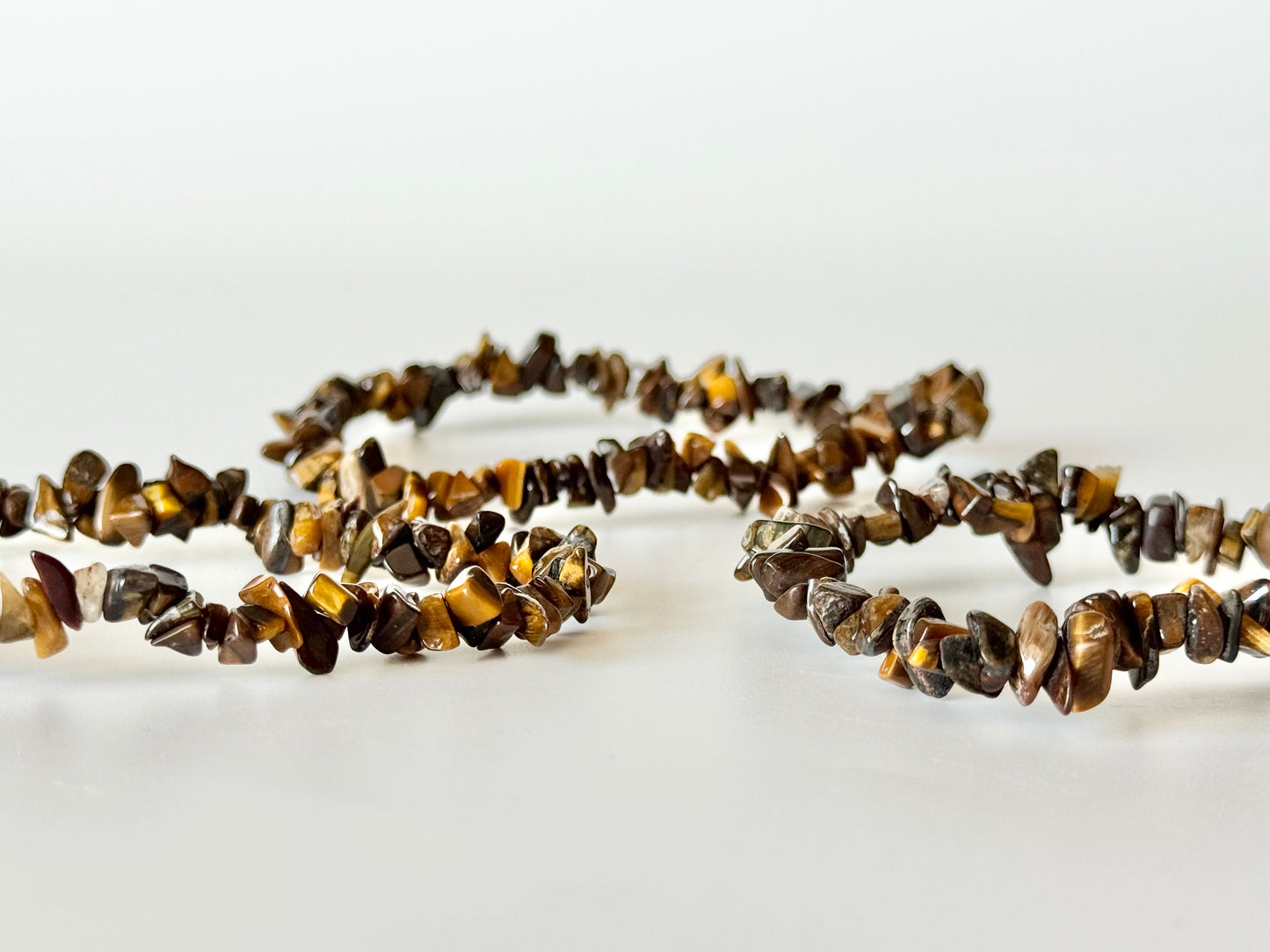 Tiger's Eye Chip Bead Bracelet
