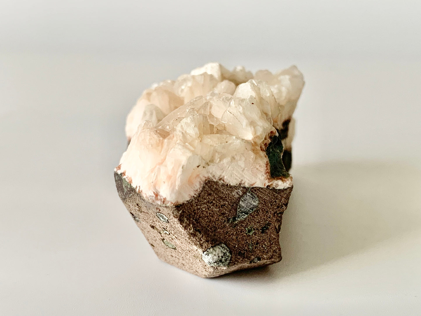 Peach Stilbite, raw