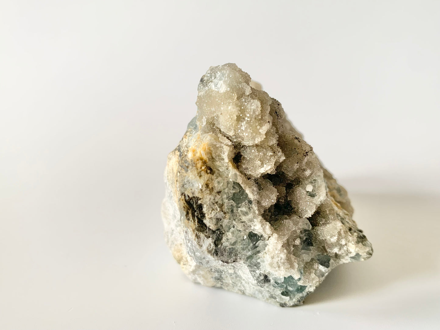 Blue fluorite, Raw