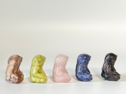 Meditating Sloth Mini Carving