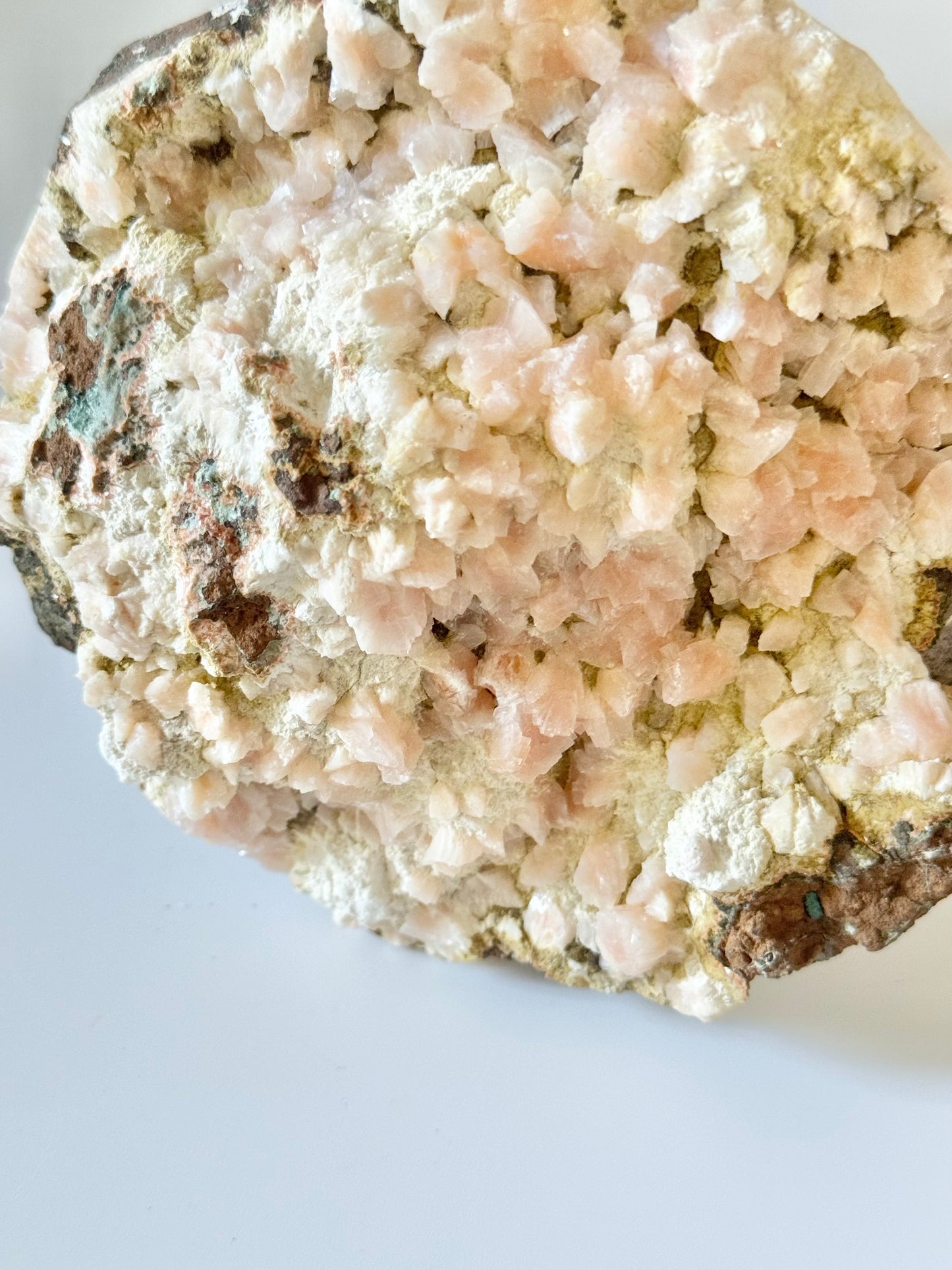 Peach Stilbite Crystal Cluster