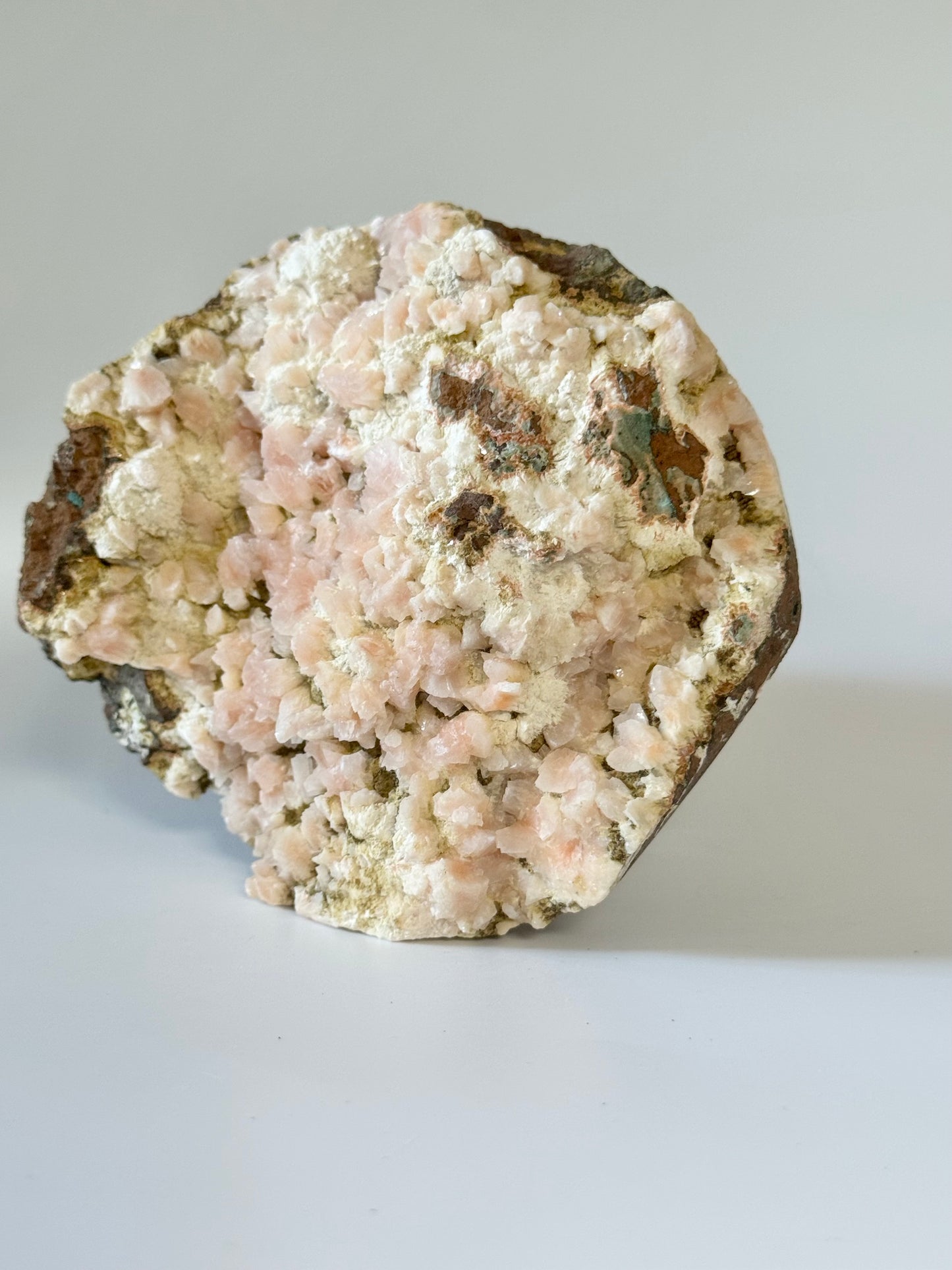 Peach Stilbite Crystal Cluster